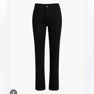 Joe’s Jeans THE LUNA HIGH RISE CIGARETTE ANKLE // VINTAGE STRETCH // BLACK